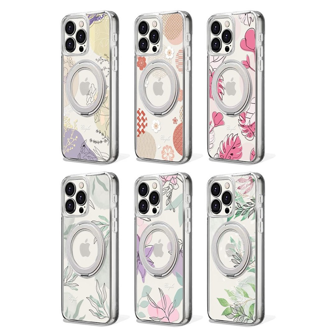 apbs iPhone 14/13系列 军规360旋转磁吸立架手机壳-多图可选2 - 手机壳/手机套 - 其他材质 多色