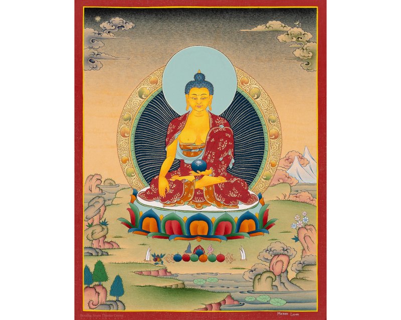 释迦牟尼佛唐卡艺术 - 墙贴/壁贴 - 其他材质 多色