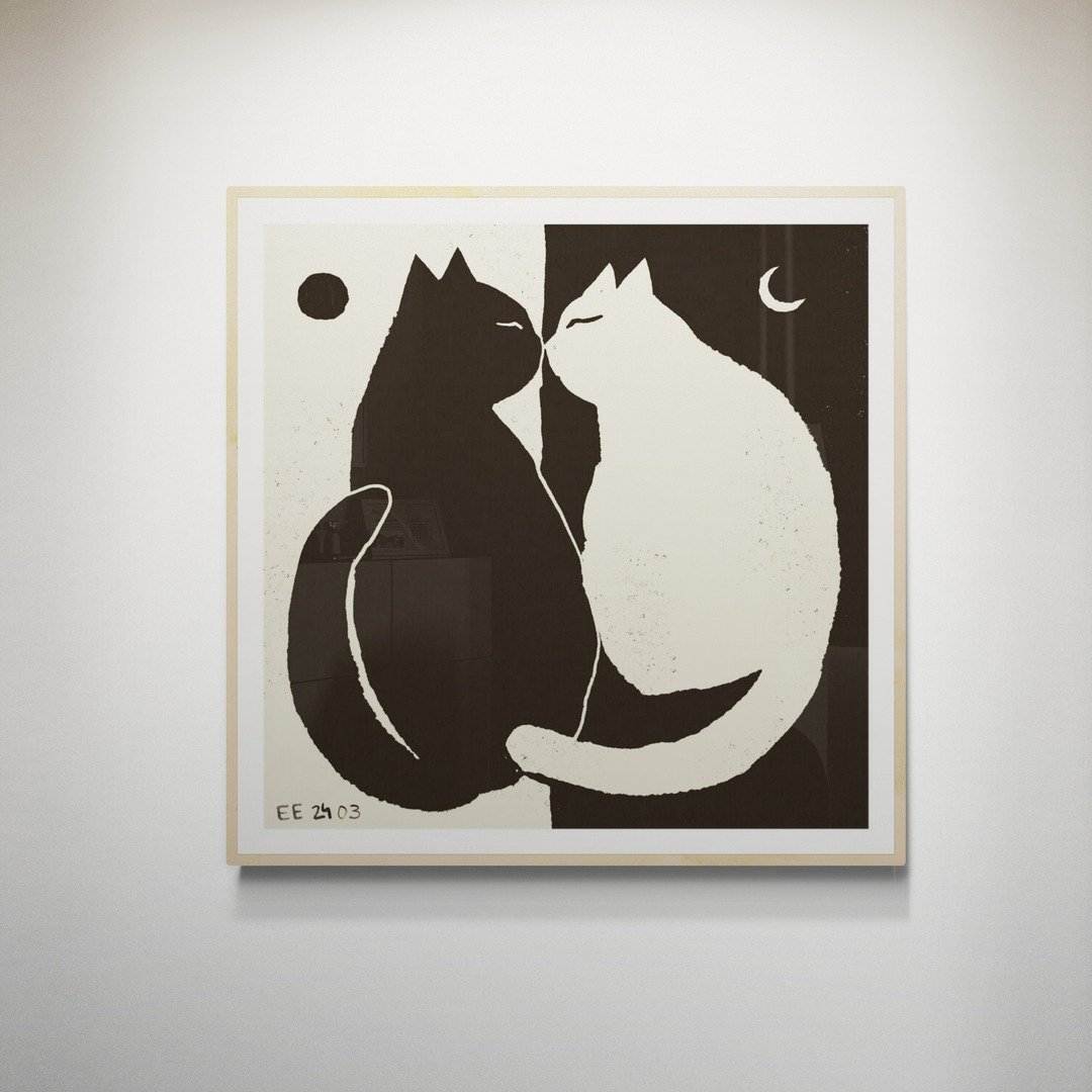 【艺术挂画】Enikő Katalin Eged | You And Me - 海报/装饰画/版画 - 纸 