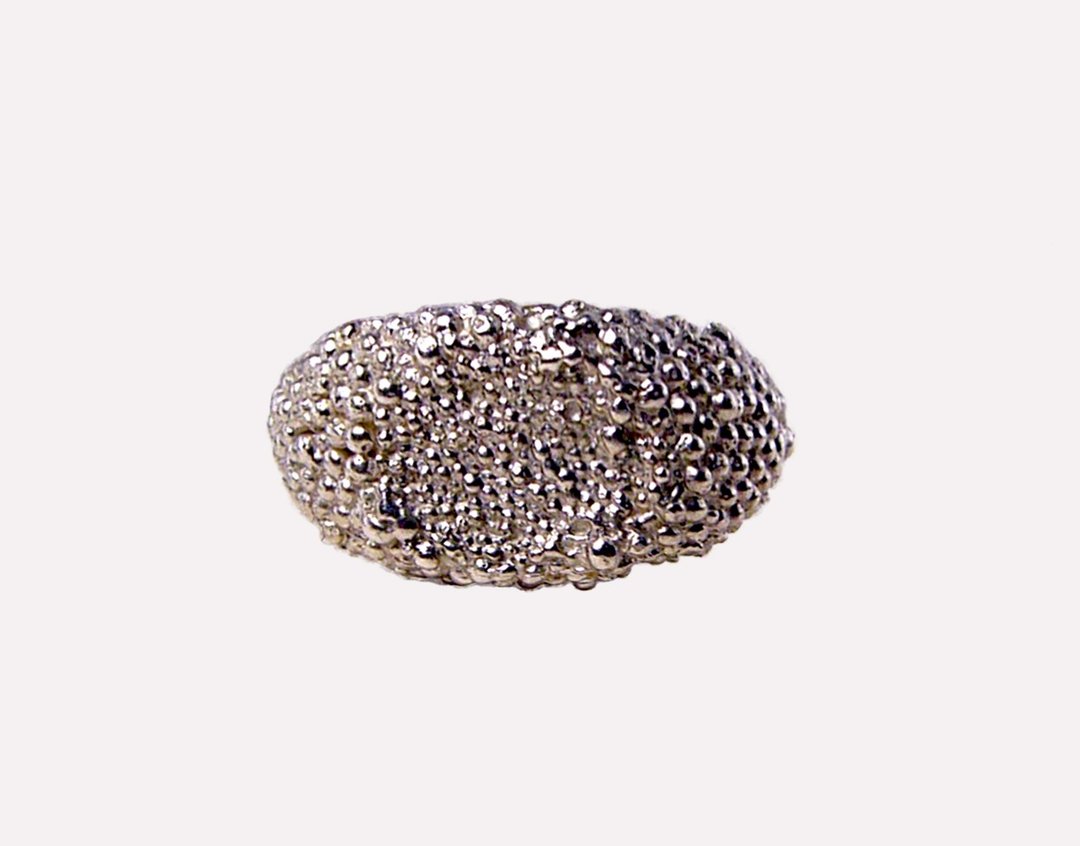 场域泡沫戒指 / Field foam ring - 戒指 - 纯银 银色