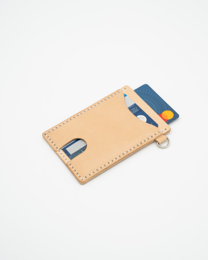 挂颈皮绳直式侧扣证件套 | 手缝皮革材料包 |  BSP221 - 皮件 - 其他材质 