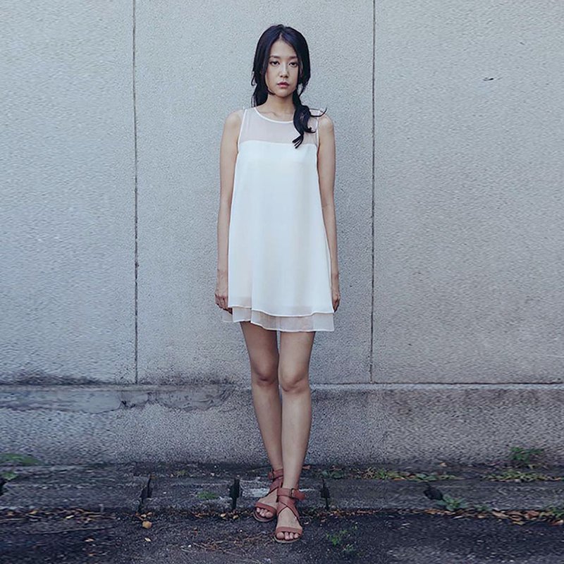 罗兰夫人优雅修身洋装 Madam Loran dress D56 - 洋装/连衣裙 - 聚酯纤维 多色