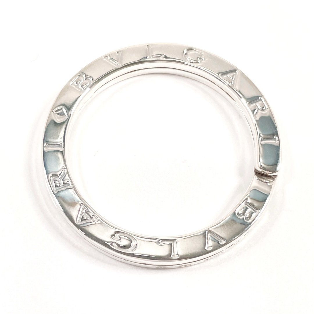 【日本直送 二手美品】宝格丽 BVLGARI 钥匙圈 吊饰 品牌标志 银 925 抛光处理 - 钥匙链/钥匙包 - 纯银 银色