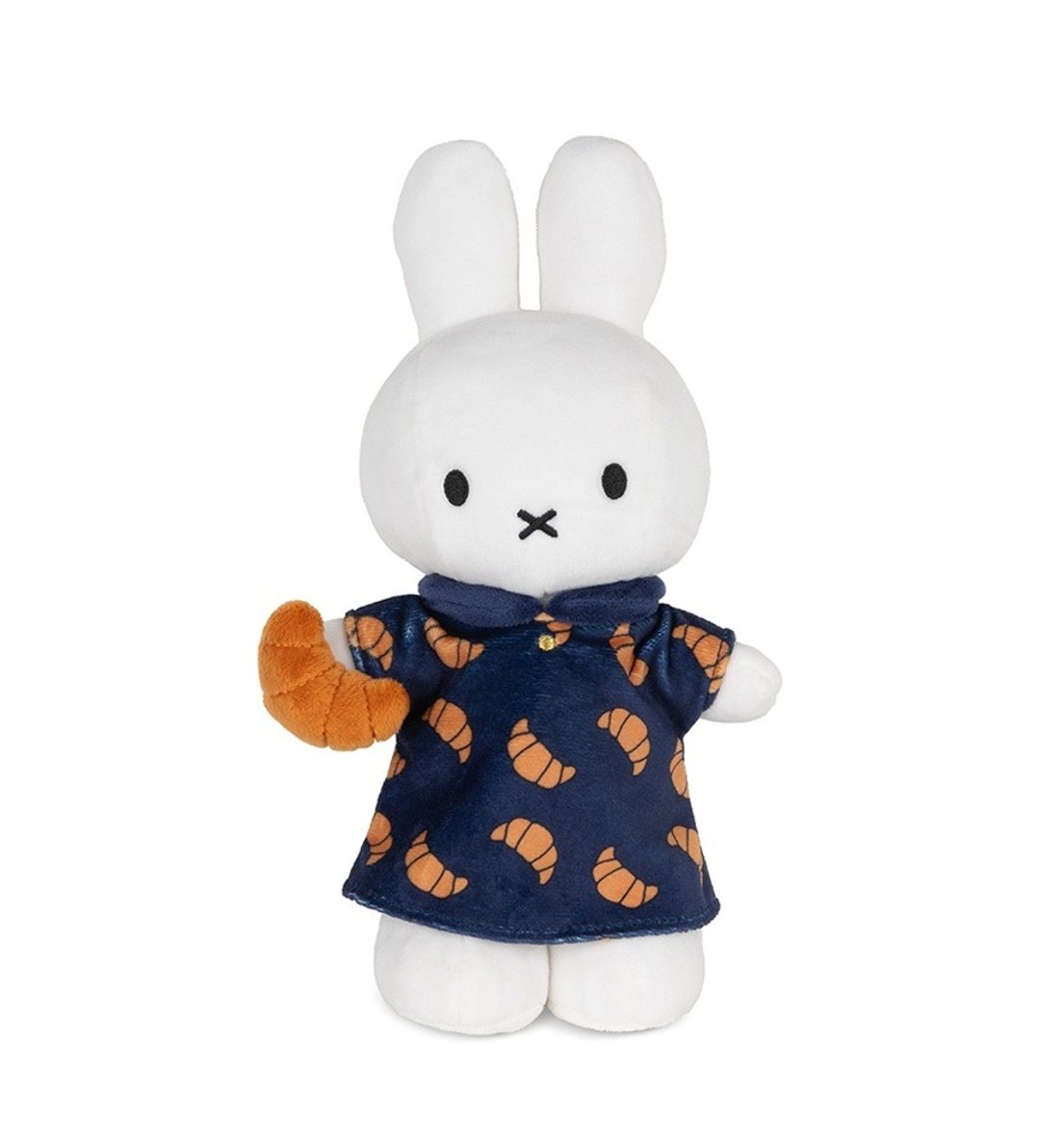 荷兰 Bon Ton Toys | Miffy 米飞兔 娃娃 可颂 洋装 24cm - 玩偶/公仔 - 其他材质 蓝色