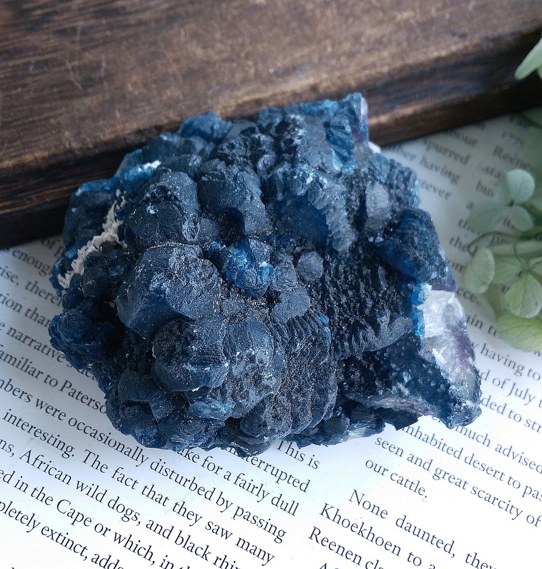Fluorite 内蒙古产地 蓝莓萤石 天然矿石 原矿 - 摆饰 - 其他材质 