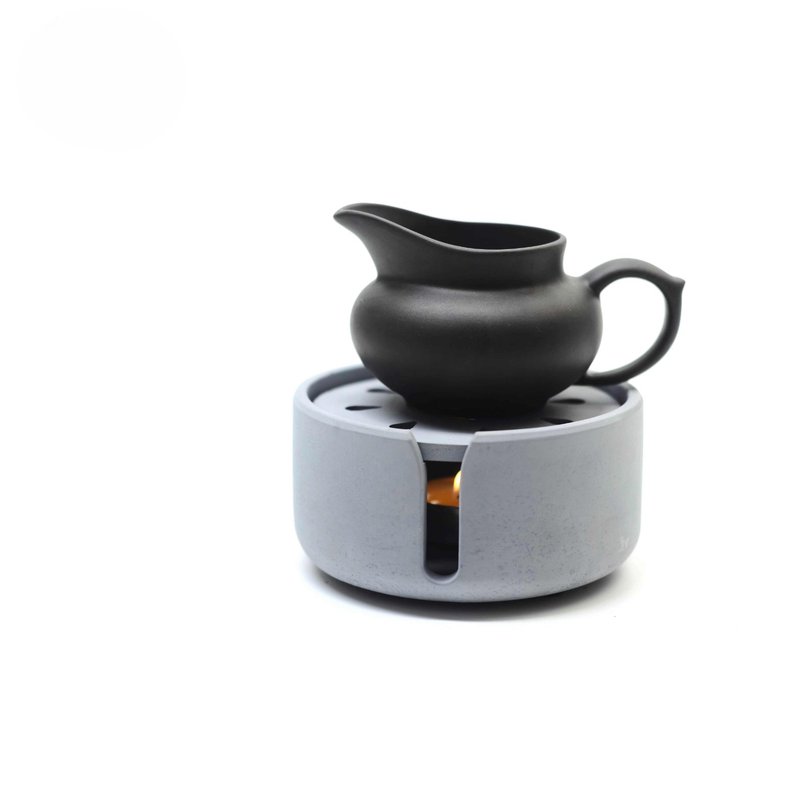 桜花煮茶围炉 温茶器 お茶を煮出す 侘寂美學 - 茶具/茶杯 - 水泥 灰色
