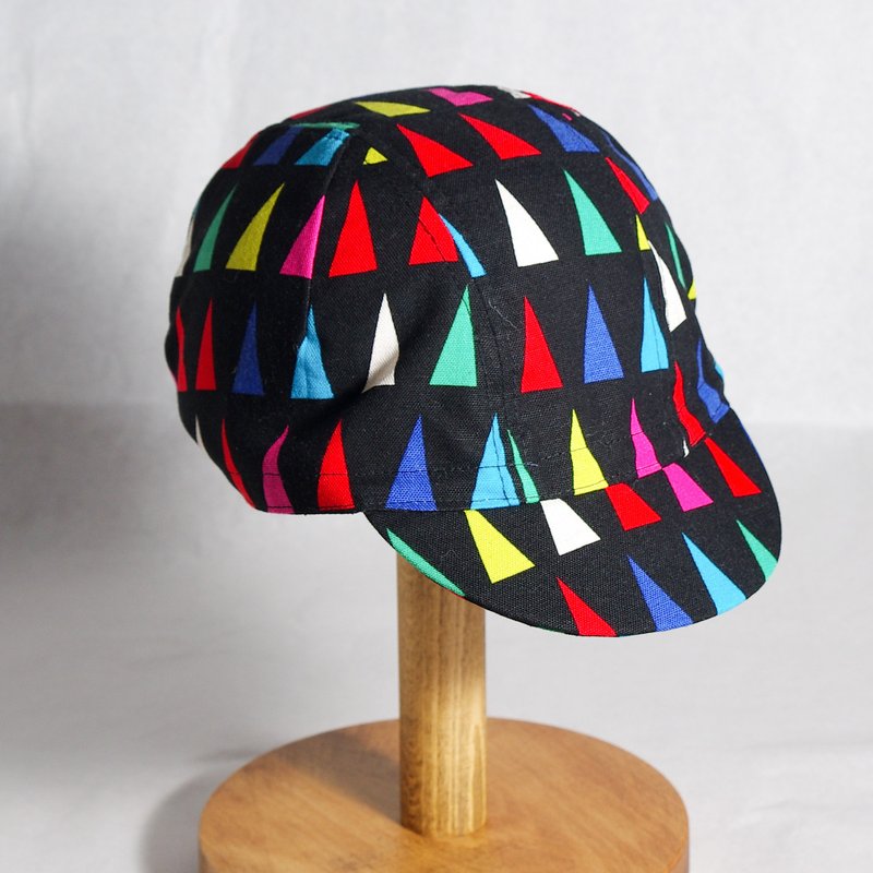 手工单车小帽 | 骑车 香港本土品牌 手工制 日本布 - 自行车/周边 - 棉．麻 黑色