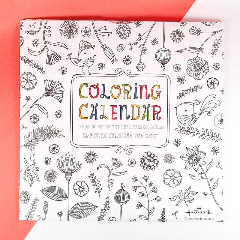 2017 Hallmark 年历/月历(大)-手绘图腾“Hallmark” - 年历/台历 - 纸 灰色