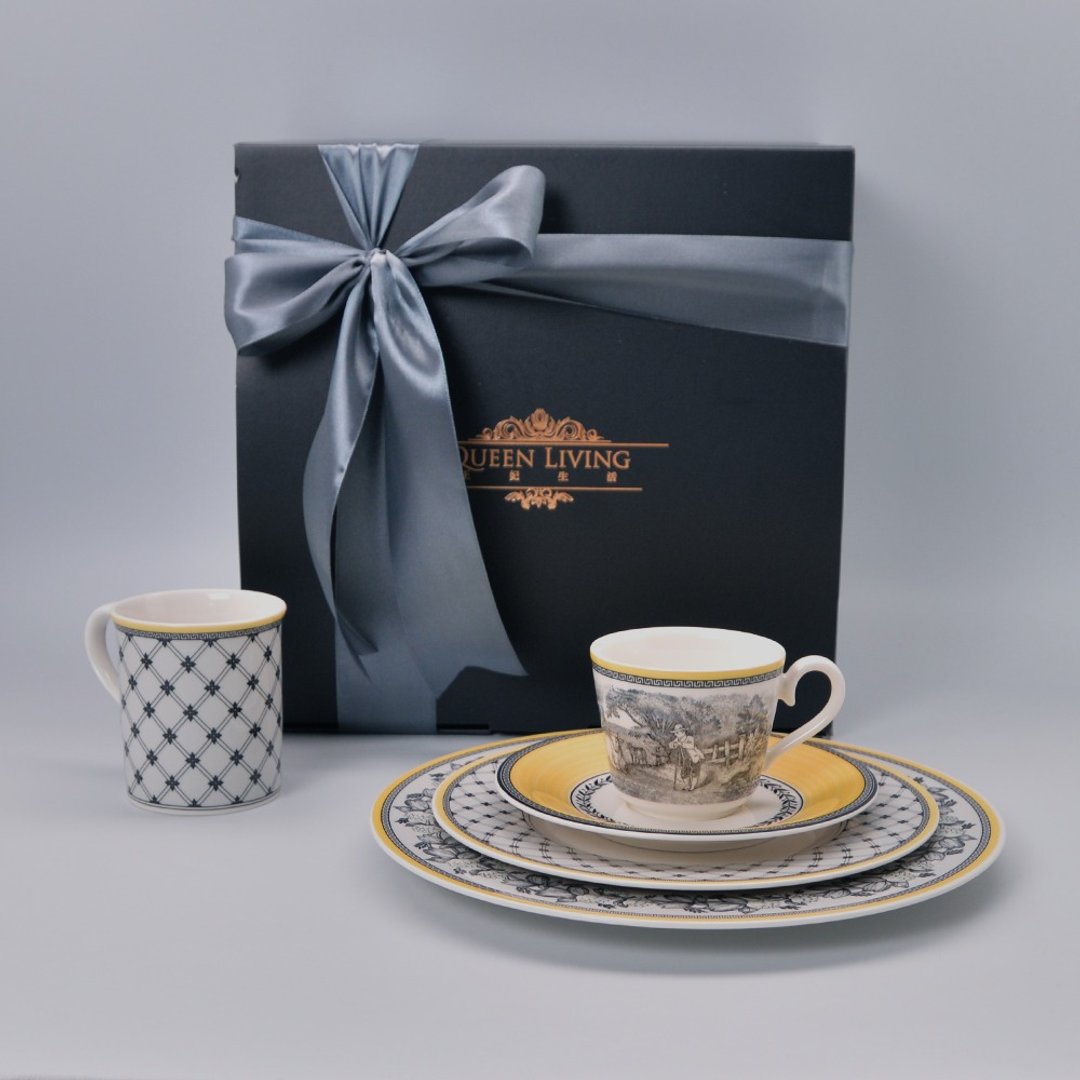 德国 Villeroy&Boch 奥顿系列 主餐杯盘 4 件组 (4 款挑选) - 盘子/餐盘/盘架 - 瓷 黄色