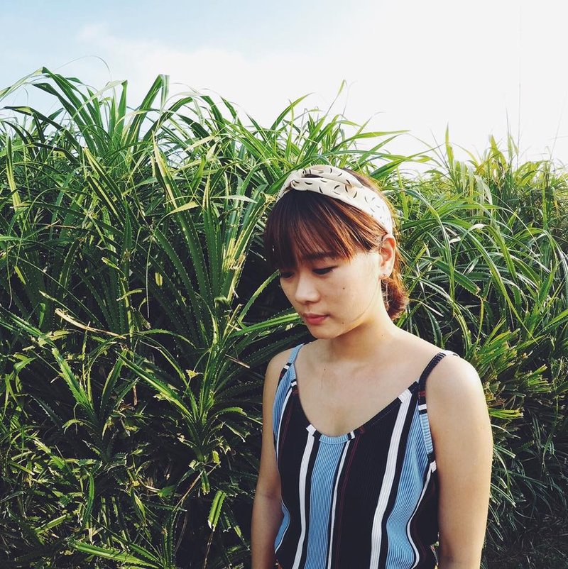 香草奶酪 好烦小姐 铝线 发带 - 发饰 - 聚酯纤维 橘色