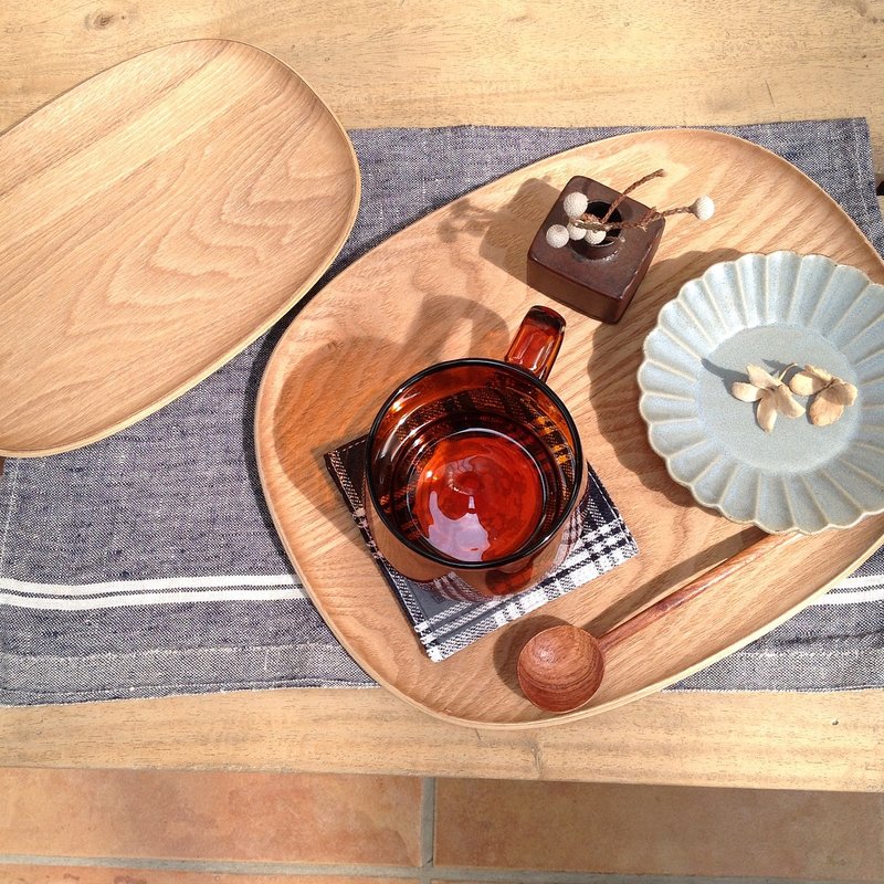 日本KINTO UNITEA防滑托盘 / 共2款 - 托盘/砧板 - 木头 咖啡色