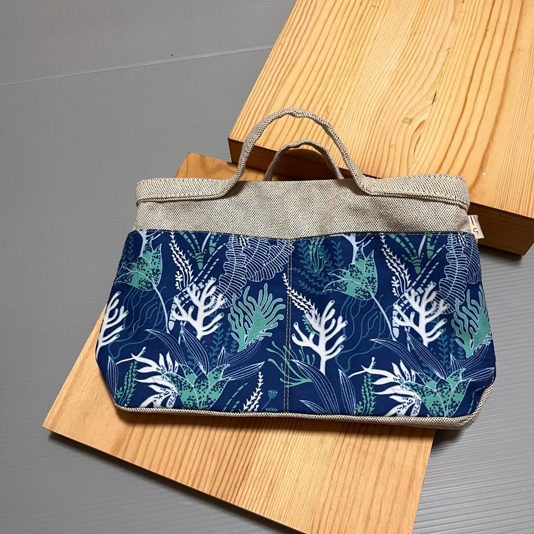 袋中袋 包中包 收纳袋 内胆包 多口袋 珊瑚海 - 化妆包/杂物包 - 棉 蓝色