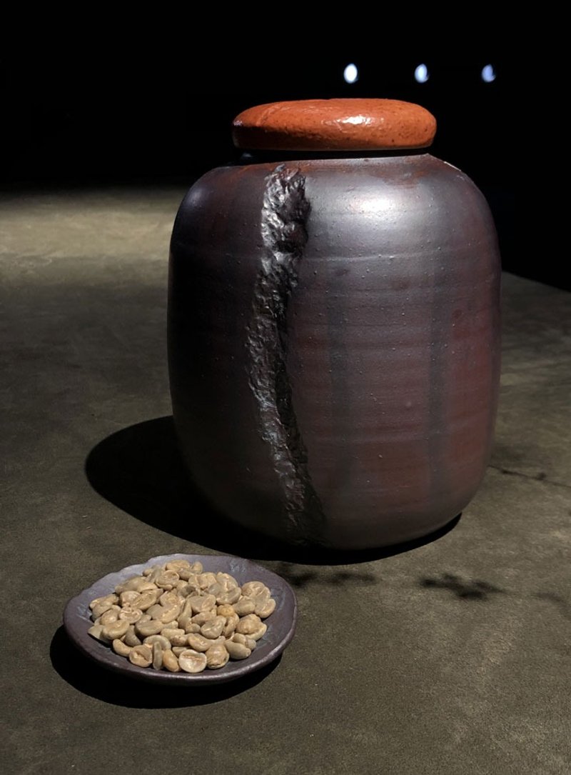 【咖生罐】1kg容量/咖啡生豆养豆罐/安全/防潮/转化 - 咖啡壶/周边 - 陶 