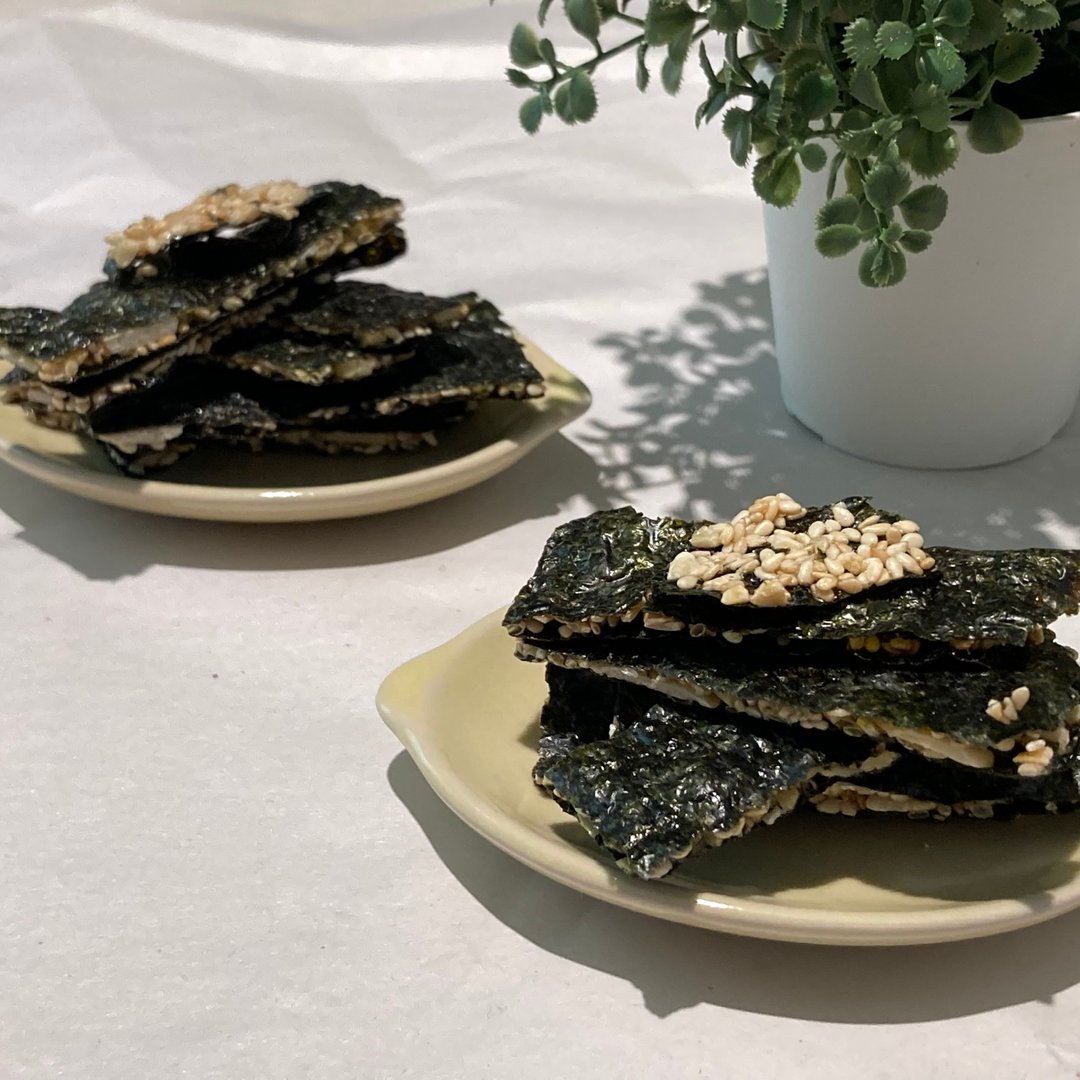 海苔杏仁脆脆 健康坚果零食 - 坚果 - 新鲜食材 卡其色