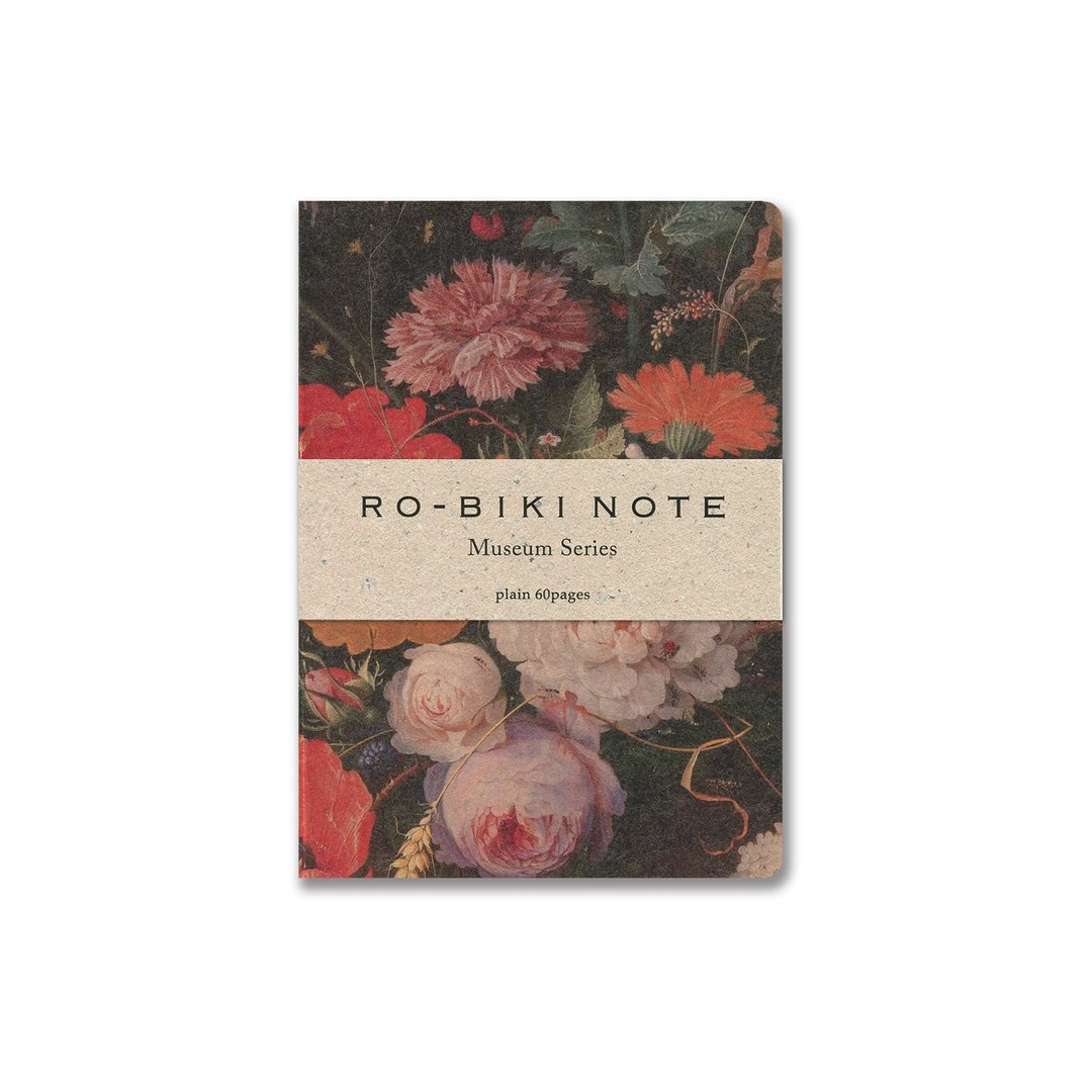 RO-BIKI NOTE MUSEUM SERIES FLOWER - 笔记本/手帐 - 纸 红色