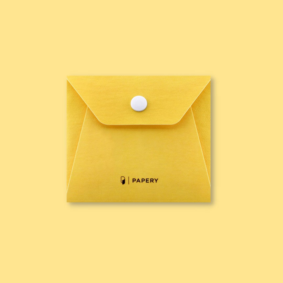 定制化礼物MASKfolio S短版口罩套MOODTONE - CHEERFUL - 口罩 - 纸 黄色