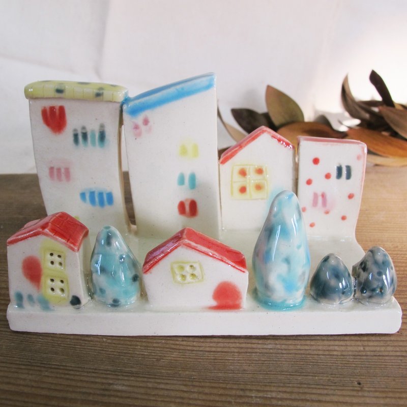 小屋子名片架 - 文件夹/资料夹 - 瓷 