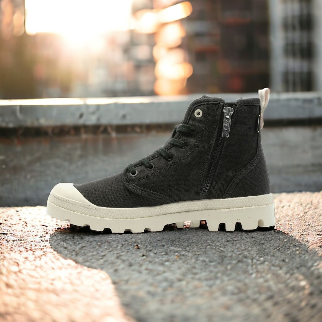 PALLADIUM PAMPA 9色经典拉链款潮流帆布军靴 79101 - 女款休闲鞋 - 棉 多色