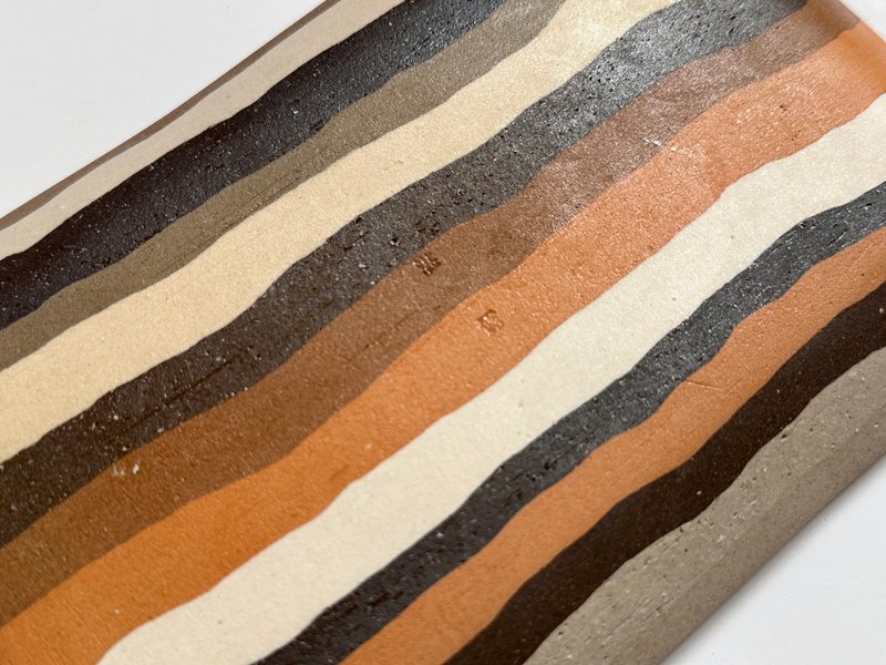 土纹盘 - 盘子/餐盘/盘架 - 陶 咖啡色