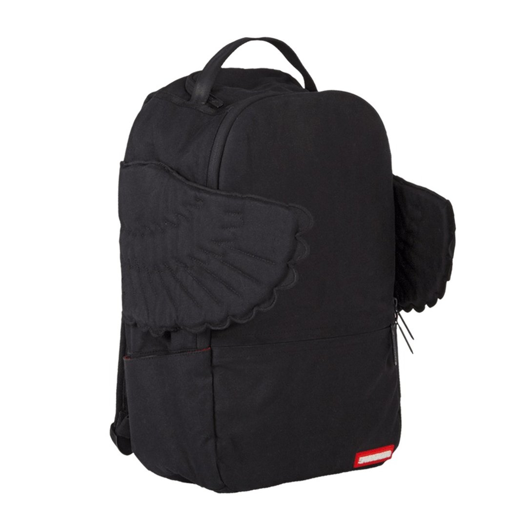 【SPRAYGROUND】DLX WINGS 系列 Ghost Stealth Wings 潜行幽灵翅膀潮流笔电后背包 - 后背包/双肩包 - 其他材质 黑色