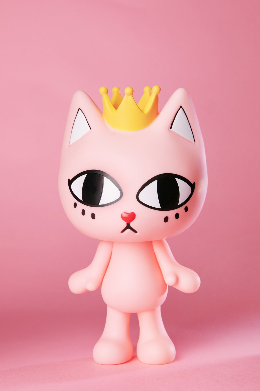 Pinky 小粉 25cm 搪胶公仔 - 玩偶/公仔 - 塑料 