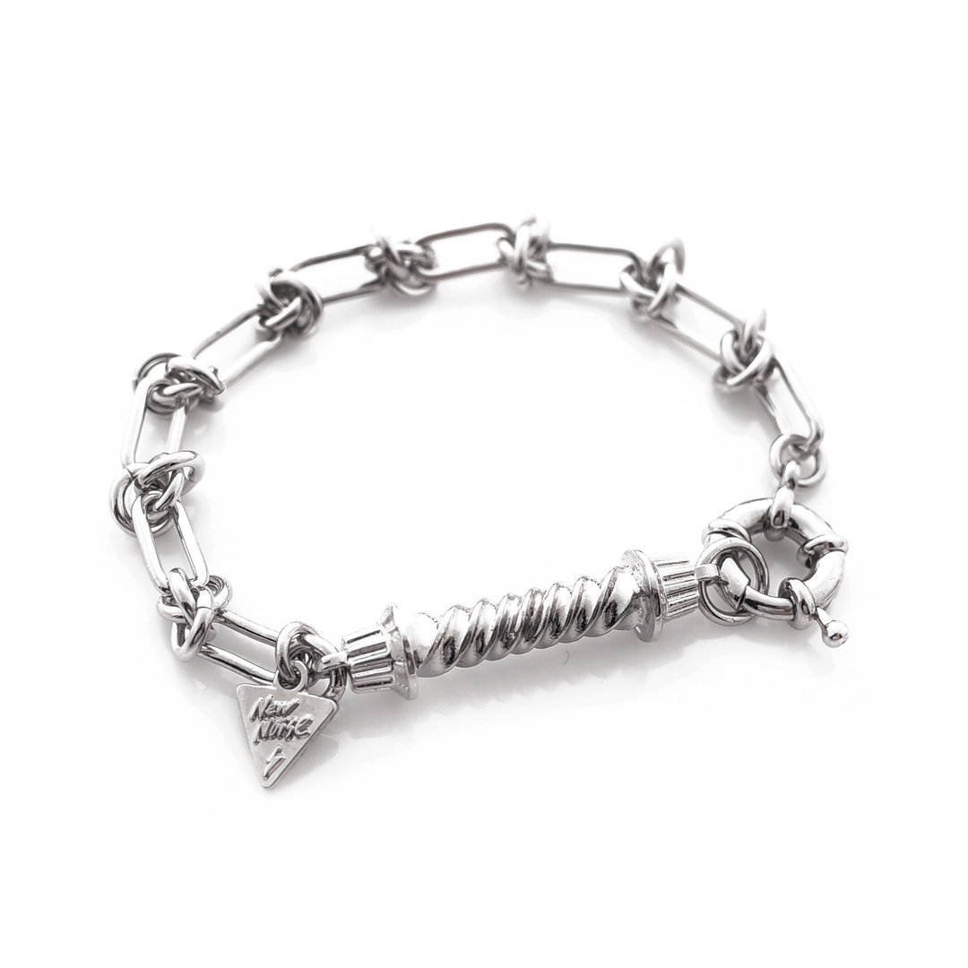 音量扭转手链 Volume twist bracelet (银色款) - 手链/手环 - 其他金属 金色