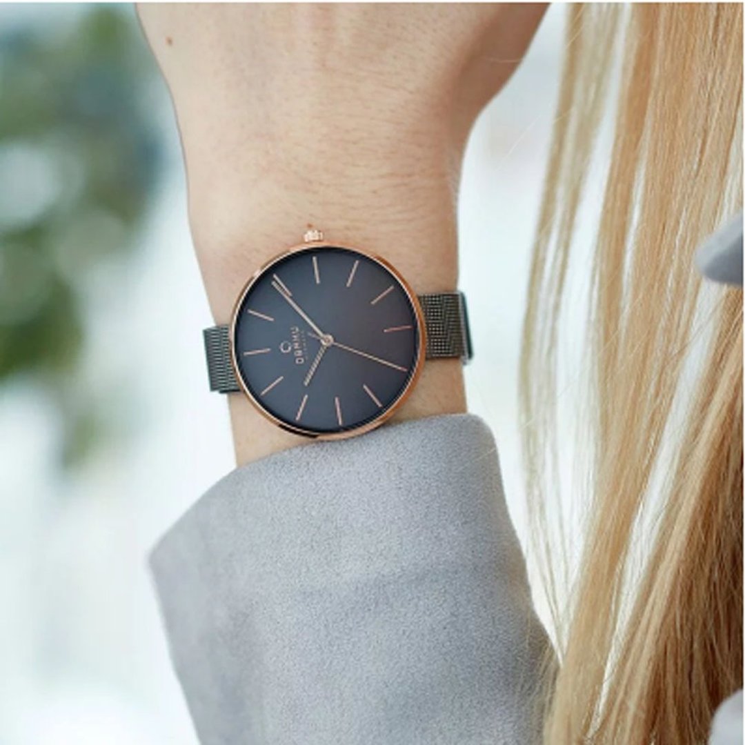 OBAKU 丹麦潮流 V211LXVJMJ - 女表 - 不锈钢 黑色