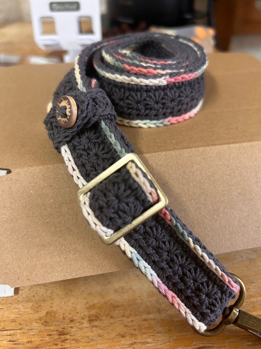 手工编织背带*可调式背带*手机背带*侧背包背带* - 侧背包/斜挎包 - 棉．麻 