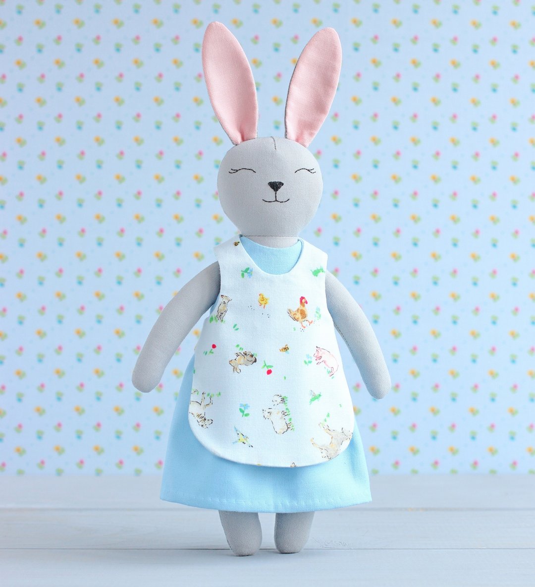 PDF Large Bunny Doll Sewing Pattern - 手工艺教程/工具书 - 其他材质 