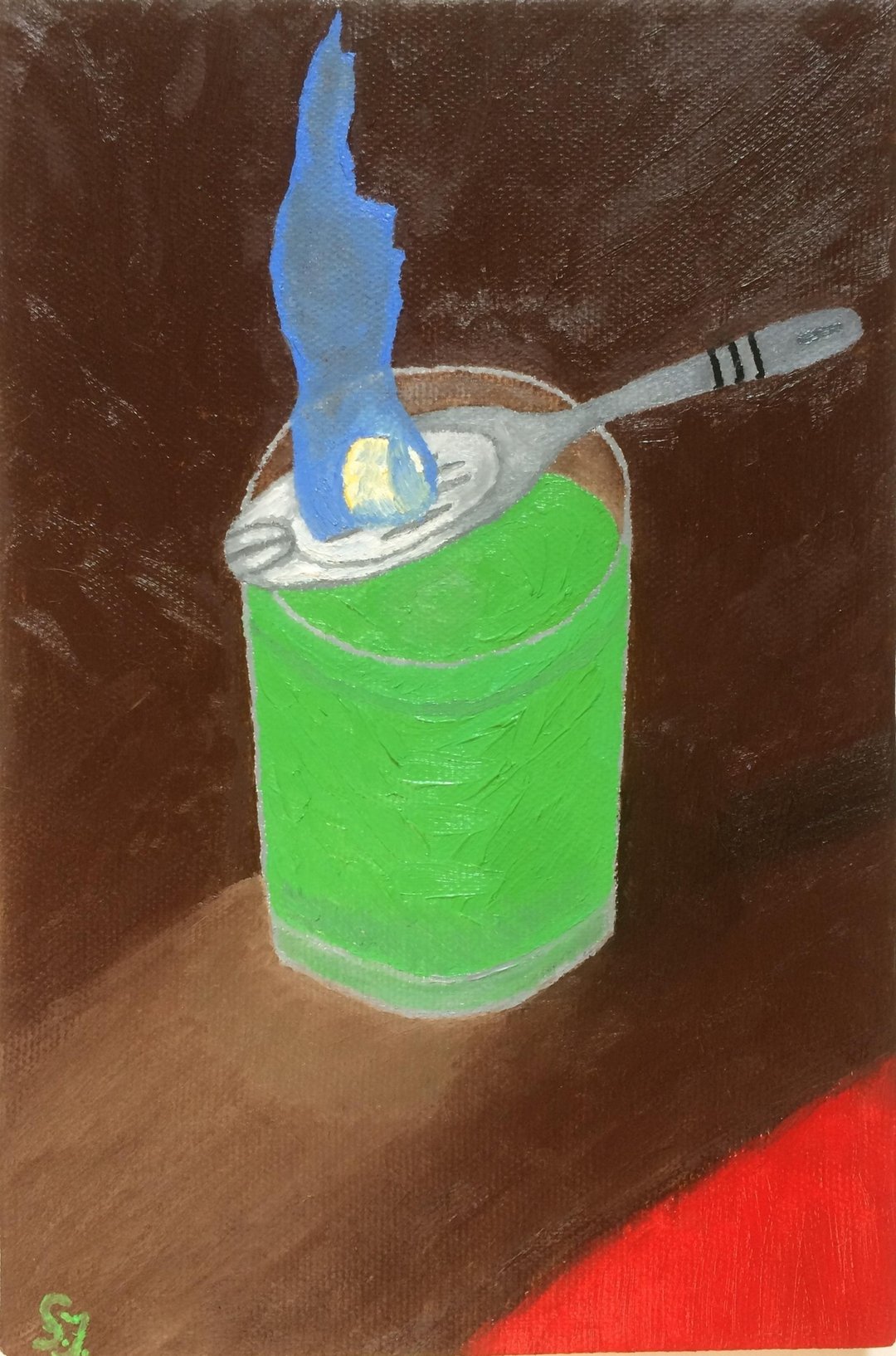 室内绘画静物与苦艾酒艺术静物原画 - 墙贴/壁贴 - 其他材质 多色