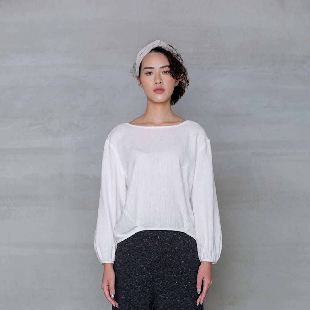 乡居日常褶饰上衣 Cottagecore Pleated Top - 女装上衣 - 棉．麻 多色