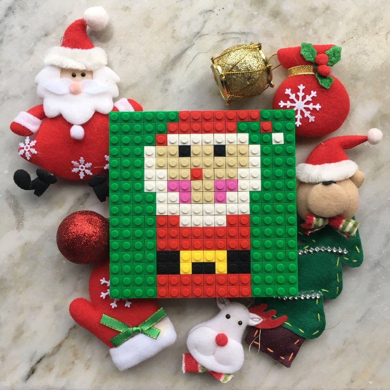 圣诞老人小拼图 (12.8x12.8cm) - 包装材料 - 塑料 