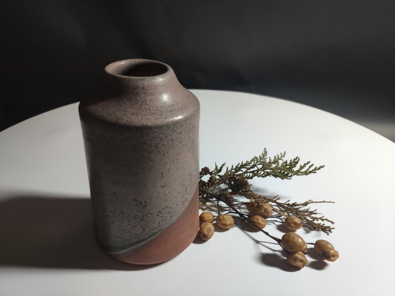 28号 小花瓶 - 花瓶/陶器 - 陶 卡其色