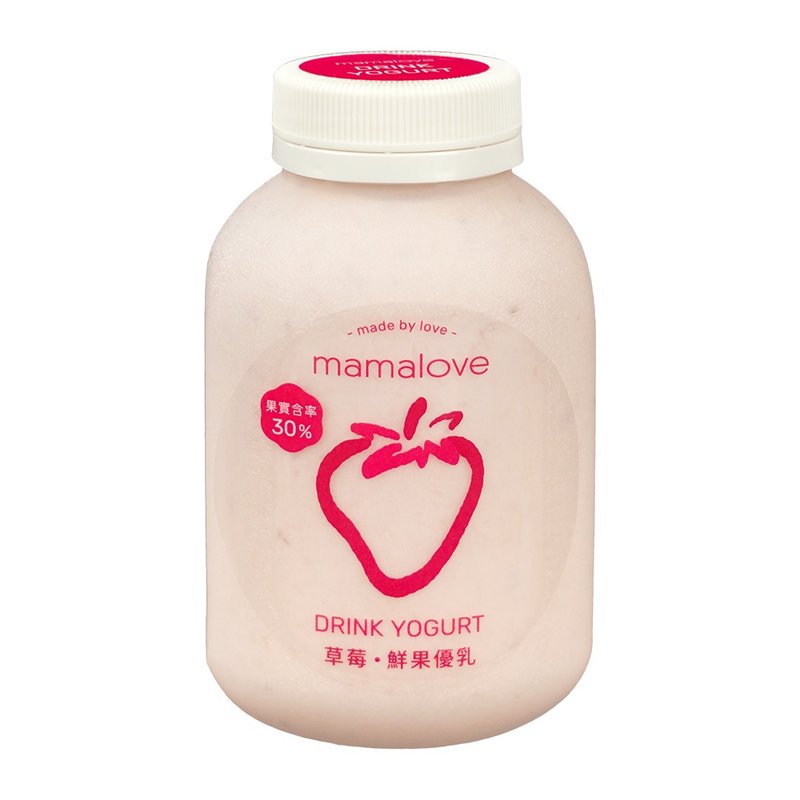 草莓鲜果优酪乳 - 其他 - 新鲜食材 粉红色