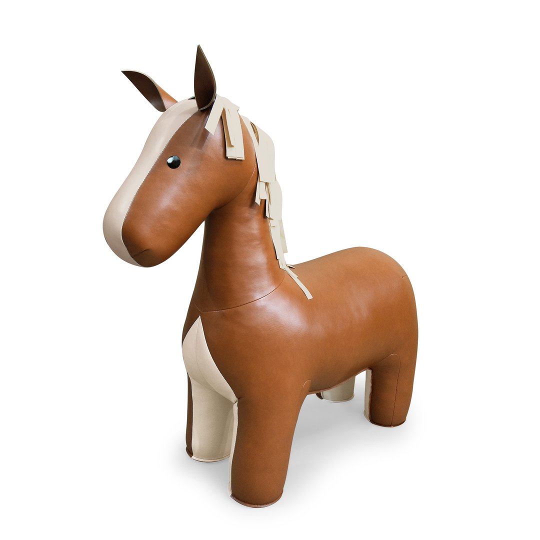 Zuny - Horse 抬头马造型动物大尺寸居家摆饰 - 摆饰 - 人造皮革 多色