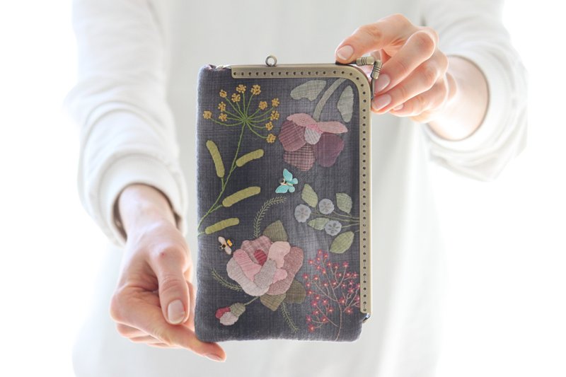 女孩绗缝手机壳，金属链斜背包 - 手机配件 - 其他材质 咖啡色