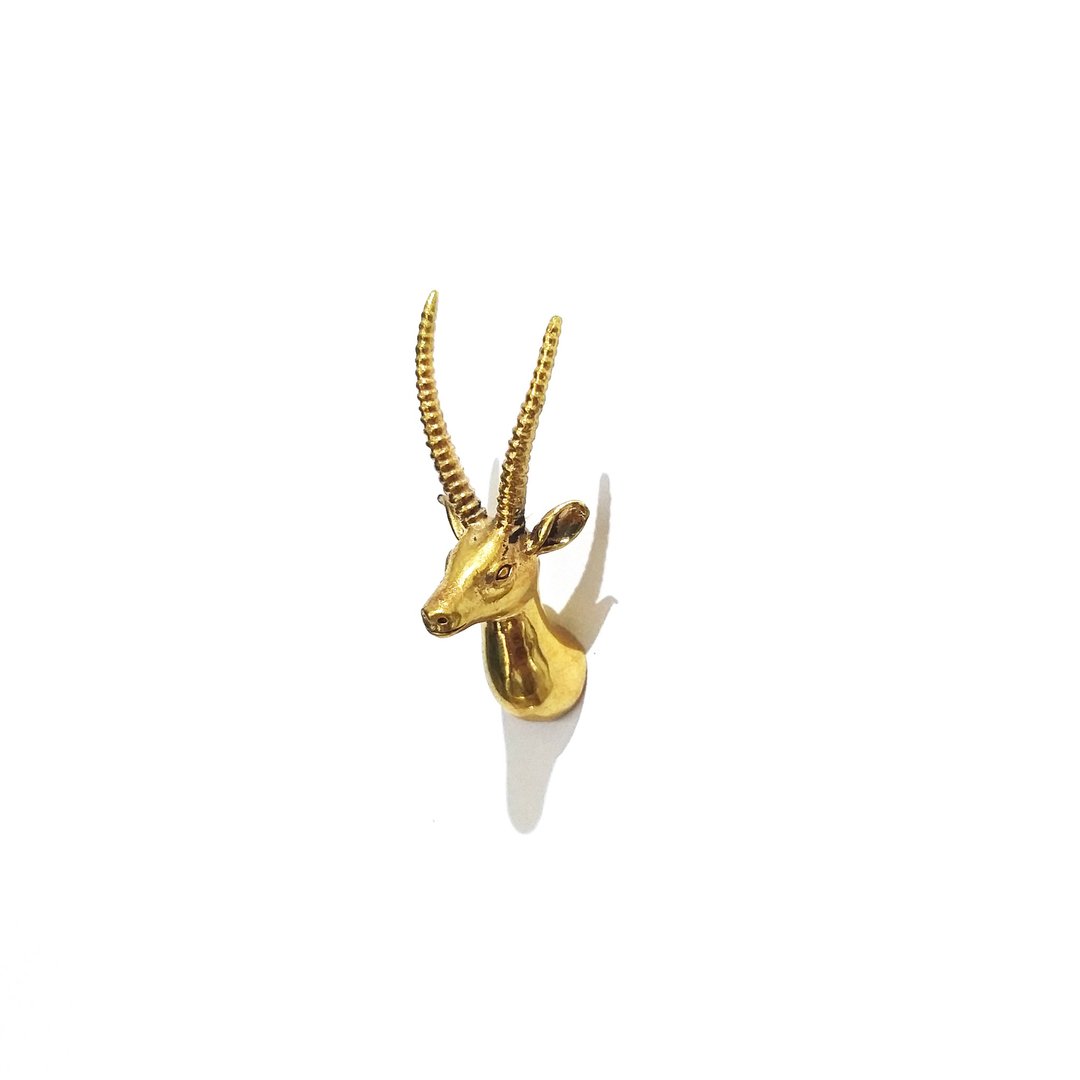 Little Oryx Skull handicraft Magnet - 其他 - 其他金属 