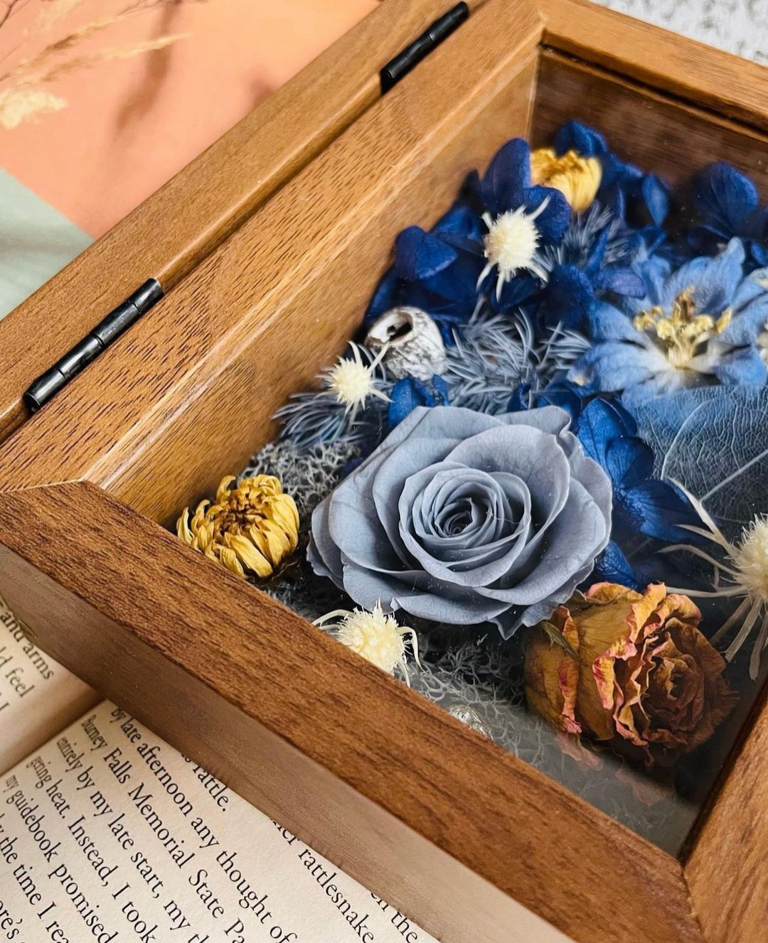 Eternal love in the box - 永生花盒/生日花盒/毕业花盒 - 干燥花/捧花 - 植物．花 