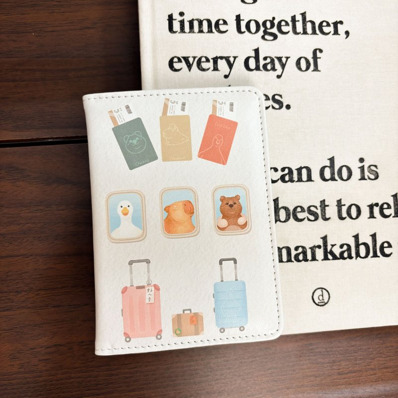 快速出货 皮革护照套  白色底 共两款 - 护照夹/护照套 - 其他材质 白色