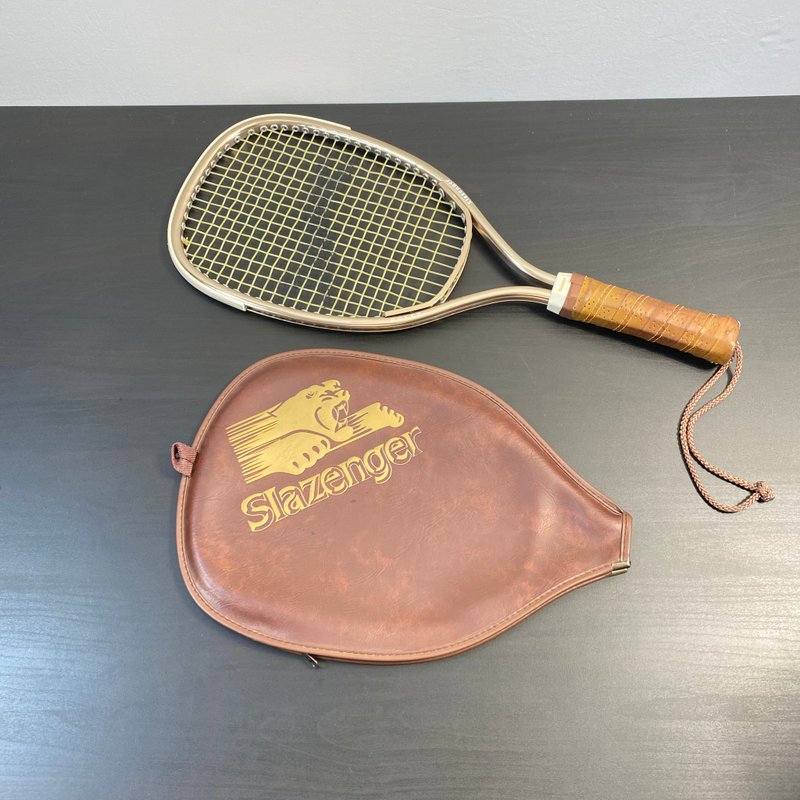 复古金属 Slazenger 网球拍 Rover 台湾皮革原装外壳 - 其他 - 其他材质 