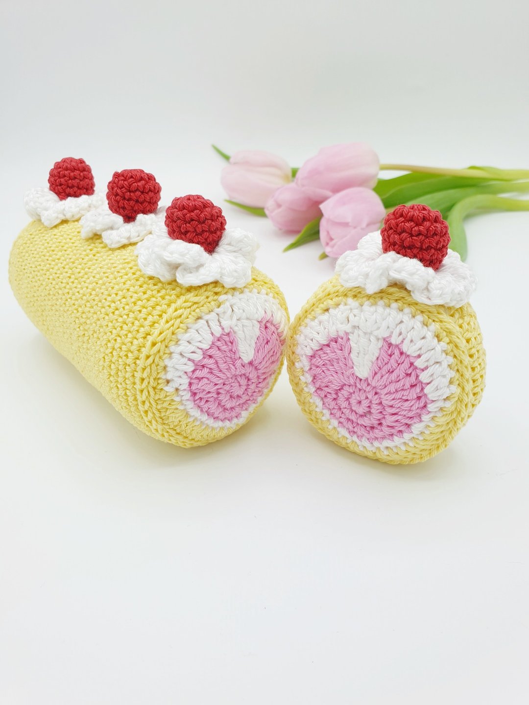 Valentine's Day Heart Cake Roll | Crochet Sweet Pattern PDF - 手工艺教程/工具书 - 其他材质 