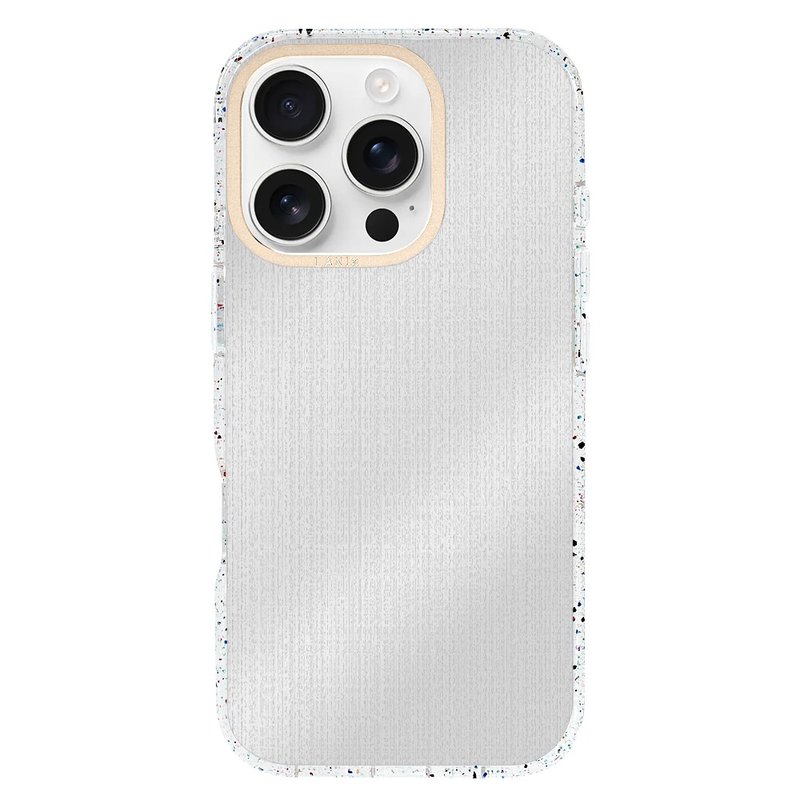 雾面发丝纹 星光银 磁吸手机防摔壳 iPhone 16 15 14 13 Pro Max - 手机壳/手机套 - 环保材料 银色