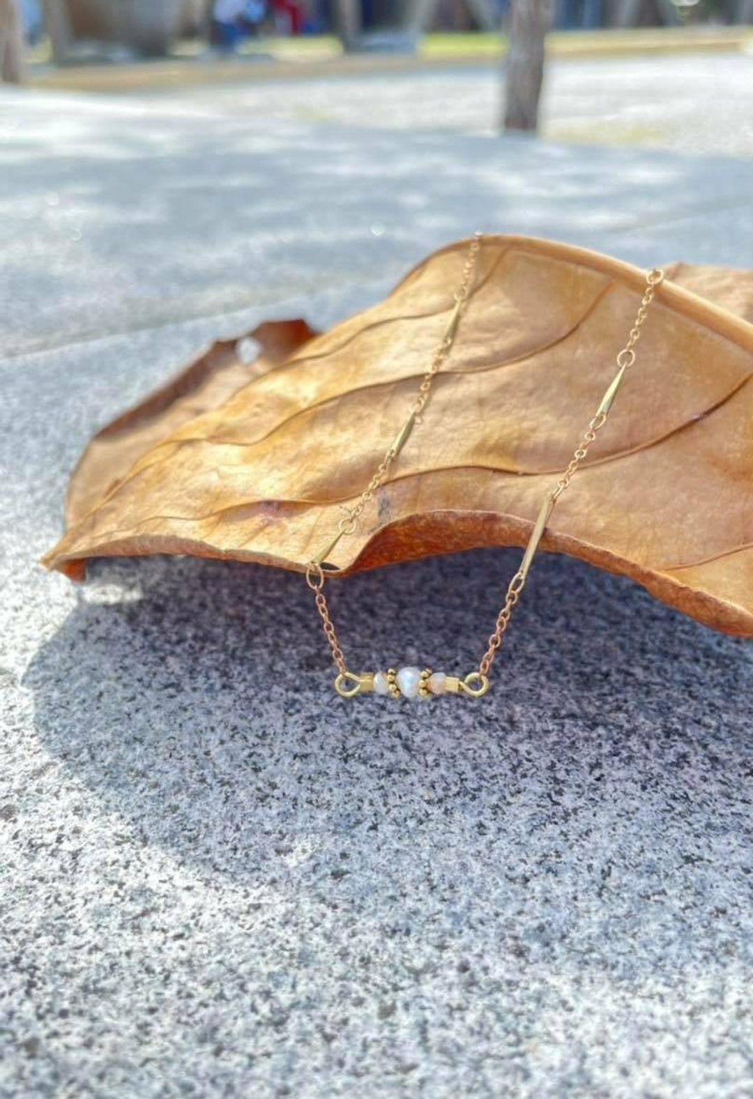 小珍珠简约项链 - 项链 - 其他材质 金色