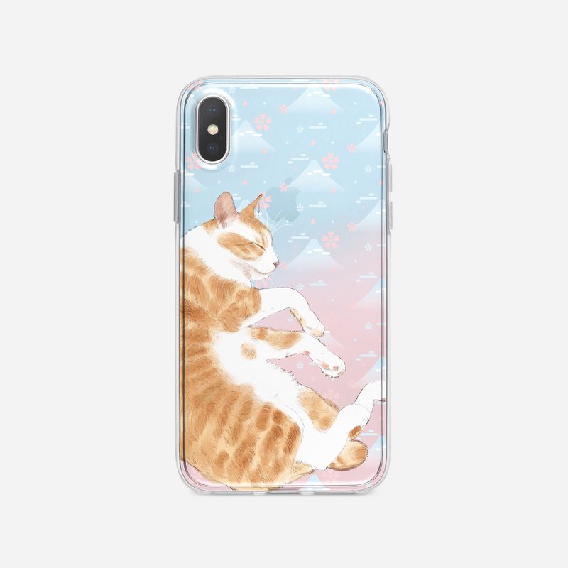 樱花富士浮雕空压壳-iPhone(i5,i6s,i6splus,i7.i7plus,i8.i8plus,i x)/三星,HTC.OPPO.ASUS - 手机壳/手机套 - 塑料 