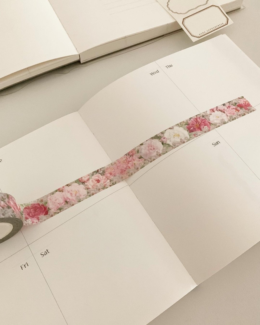 Serenade Flower Washi Tape - 纸胶带 - 其他材质 
