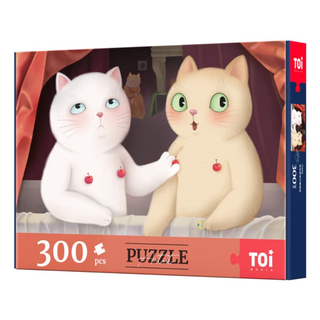 TOi图益【加布莉埃尔猫姊妹】拼图300片童话桌游父亲节七夕礼物 - 拼图 - 纸 