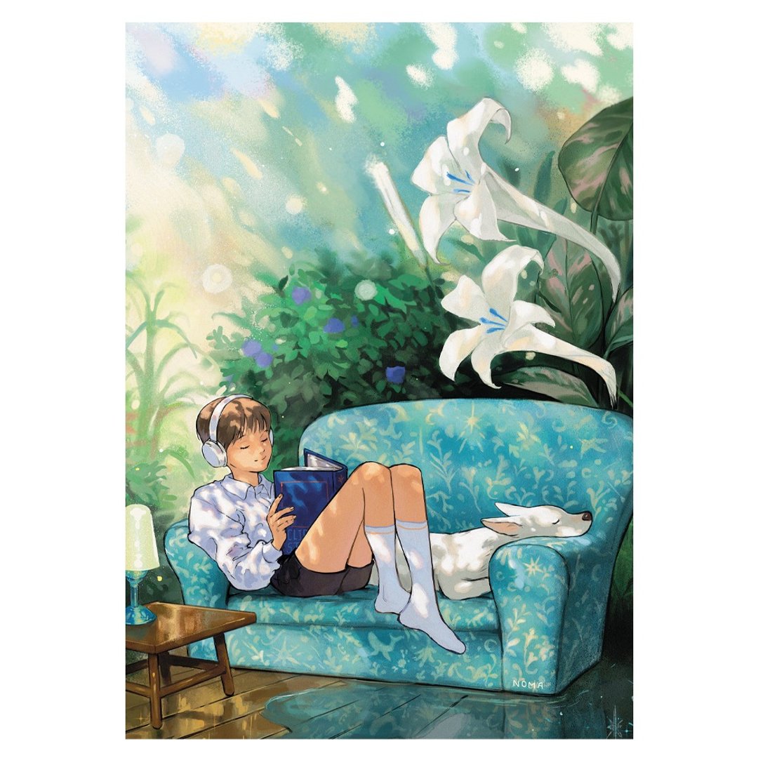 夏末 |诺玛 |韩国插画艺术纸海报A4|水彩 - 海报/装饰画/版画 - 纸 