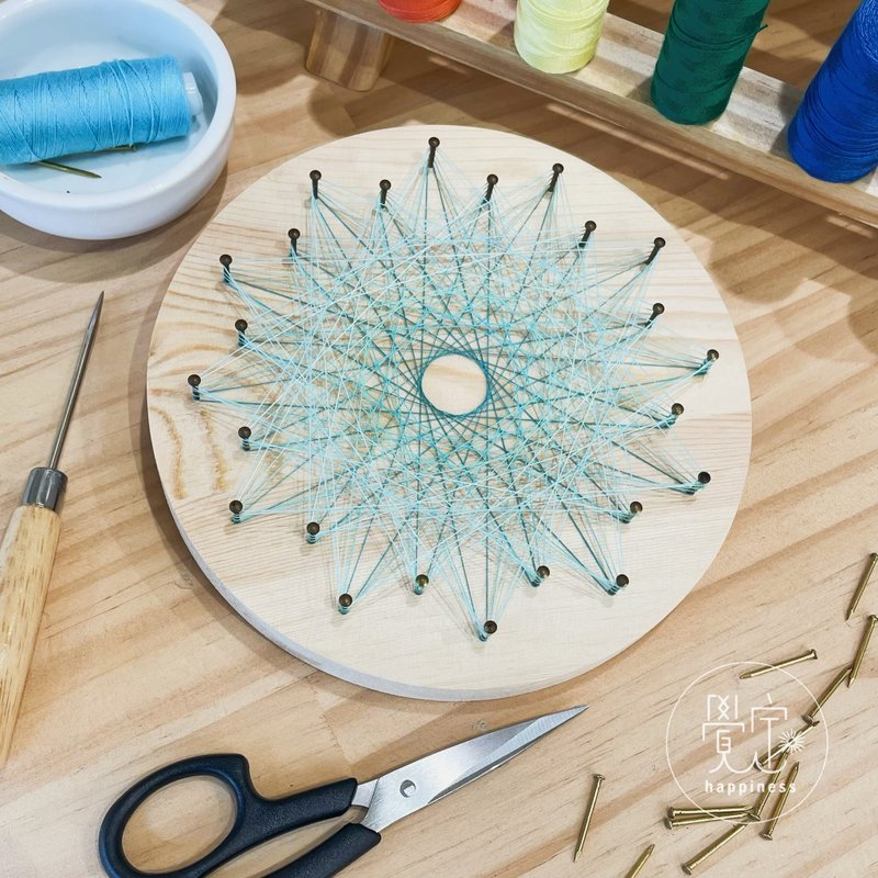 Stringart 艺术作品 - 摆饰 - 其他材质 多色