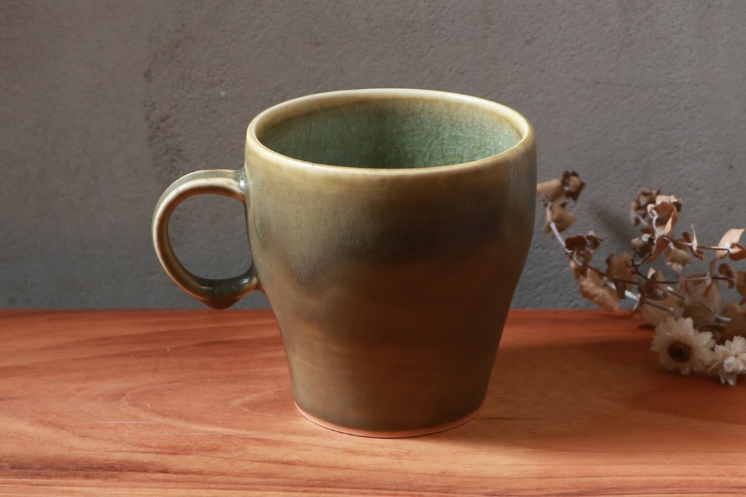 青绿灰马克杯 - 咖啡杯/马克杯 - 瓷 