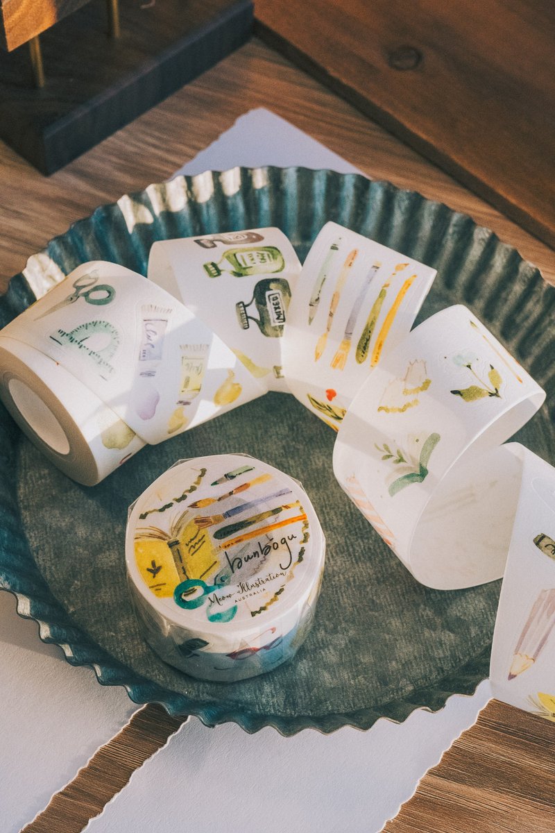 文房具 和纸割型胶带 (特油含离型纸) - 纸胶带 - 其他材质 